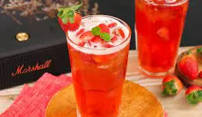 Hình ảnh Trà chanh dâu giã tay