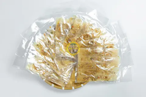 Hình ảnh Bánh tráng bó hành phi