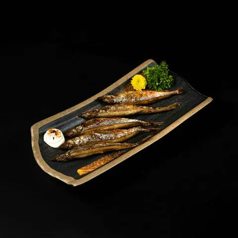 Hình ảnh Cá trứng nướng muối - salt - grilled capelin - ya24
