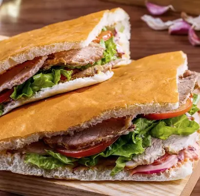 Hình ảnh Bánh mì kebab thịt