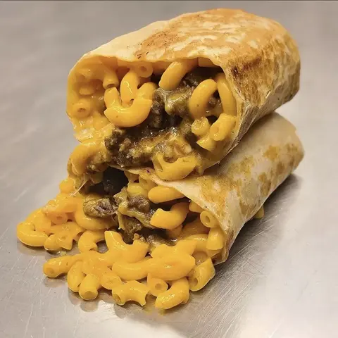 Hình ảnh Tacos bò và nui phô mai - Macchy beef tacos