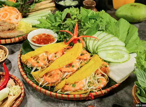 Hình ảnh Bánh xèo tôm thịt