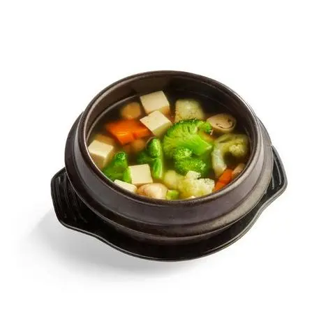Hình ảnh Canh nấm bông cải đậu hủ chay - VT2
