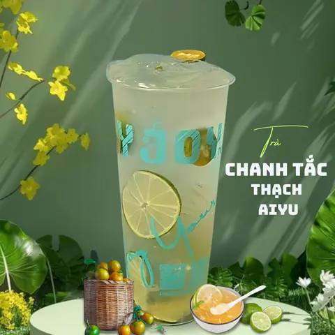 Hình ảnh Chanh tắc thạch Aiyu Đài Loan
