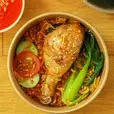 Hình ảnh Mì xào gà - Nước ngọt
