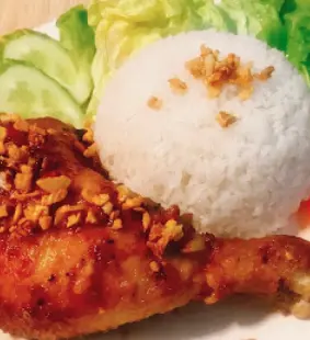 Hình ảnh Cơm gà mắm tỏi - lớn
