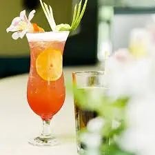 Hình ảnh Trà sả bưởi hồng