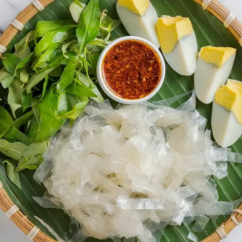 Hình ảnh Bánh tráng chấm đặc biệt cô Bông