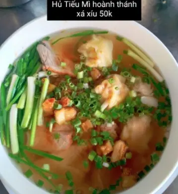 Hình ảnh Hủ tiếu mì hoành thánh xá xíu