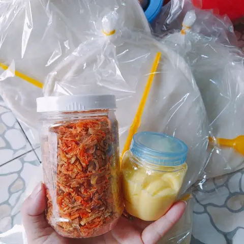 Hình ảnh COMBO BÁNH TRÁNG MUỐI TÉP HÀNH BƠ