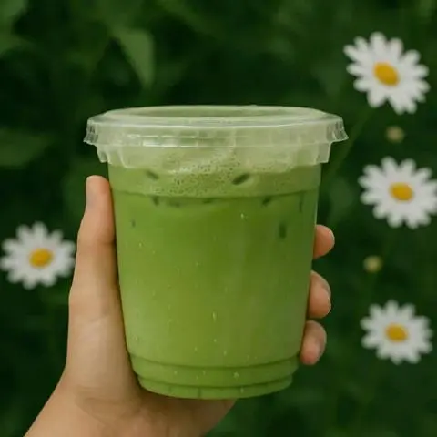 Hình ảnh Matcha sữa yến mạch