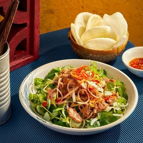 Hình ảnh Gỏi rau càng cua bò sate áp chảo - SL2