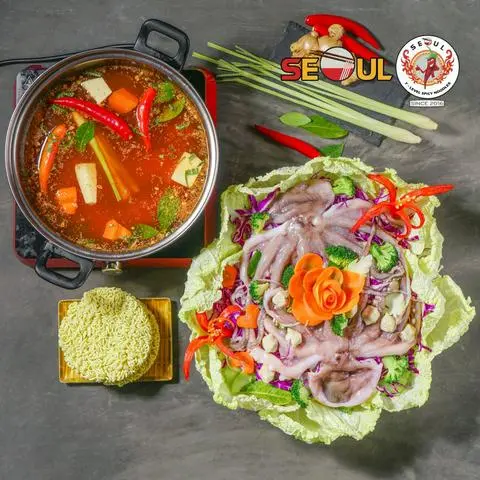Hình ảnh Lẩu Kim Chi Bạch Tuộc Nhỏ
