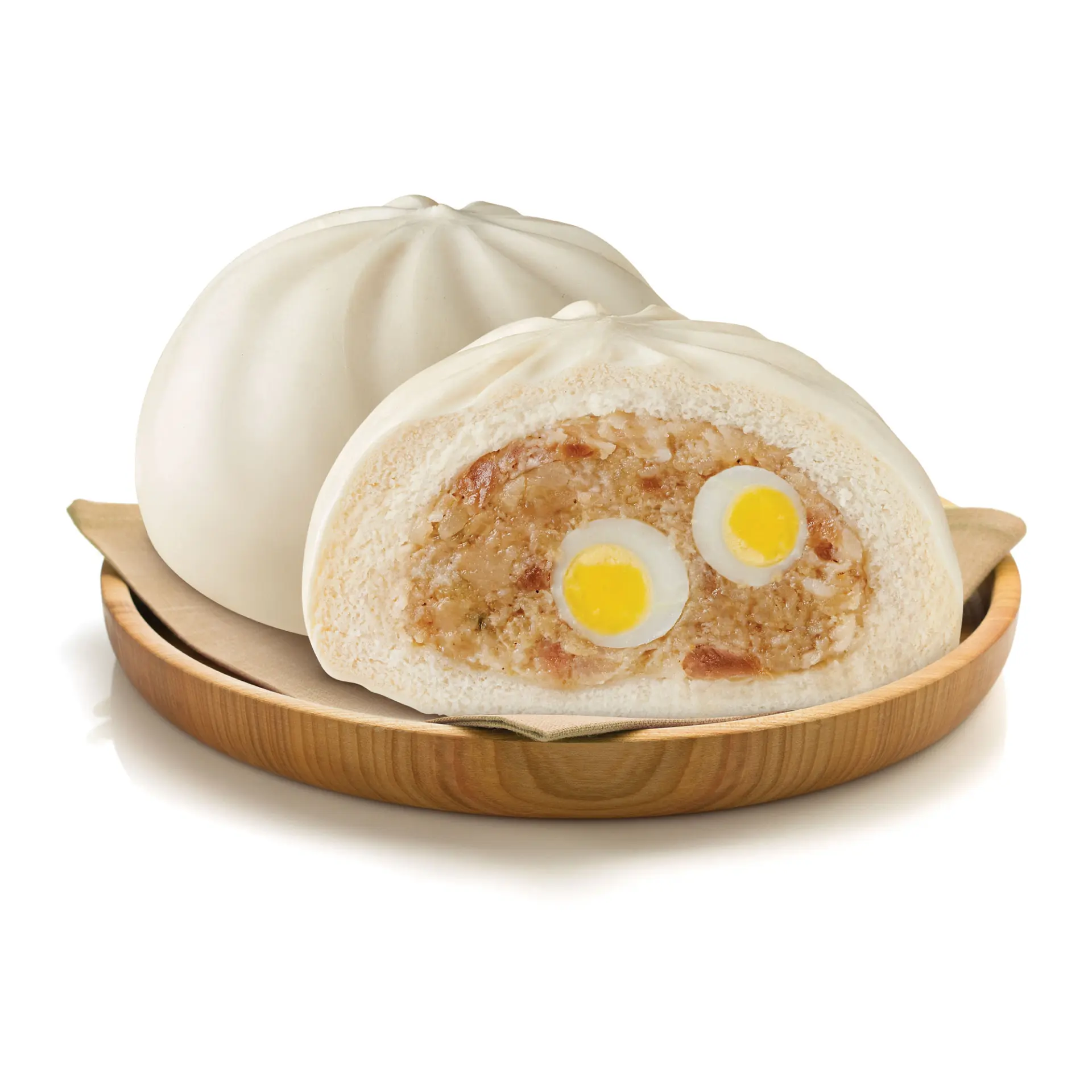 Hình ảnh Bánh Bao Nhân Thịt Heo 2 Trứng Cút