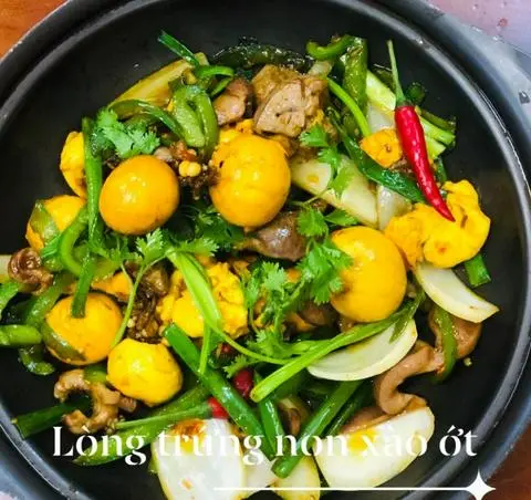 Hình ảnh Lòng gà trứng non xào