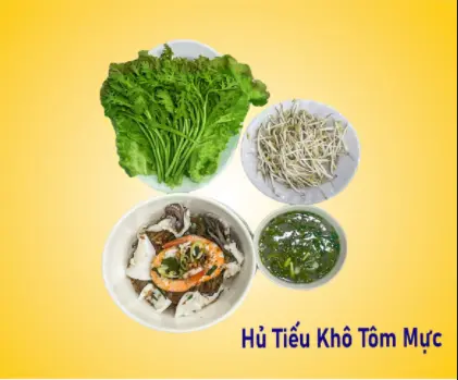 Hình ảnh Hủ Tiếu Tôm Mực (khô)