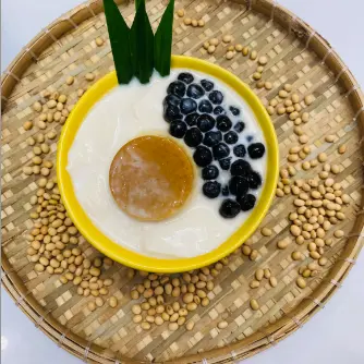 Hình ảnh Tài hũ bánh flan trân châu