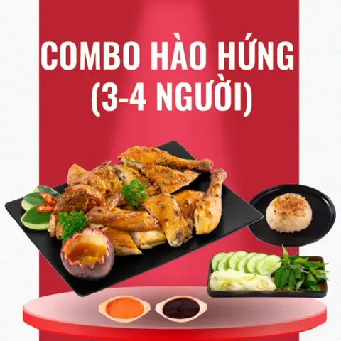 Hình ảnh Gà Nướng Nguyên Con 2 Vị - Ăn Kèm