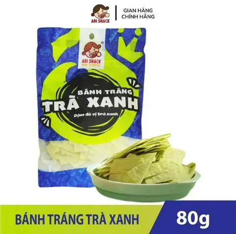 Hình ảnh Bánh tráng Abi vị trà xanh