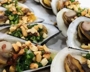 Hình ảnh Sò dẹo mỡ hành