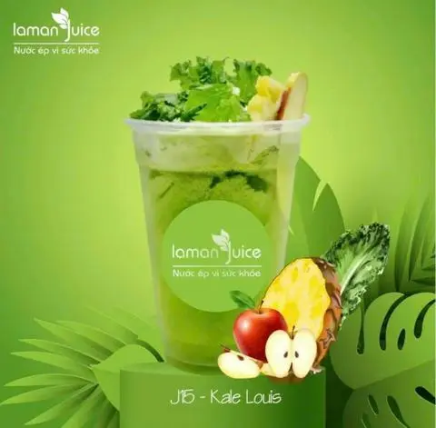 Hình ảnh Nước ép cải kale mix thơm - táo - Kale louis - J15