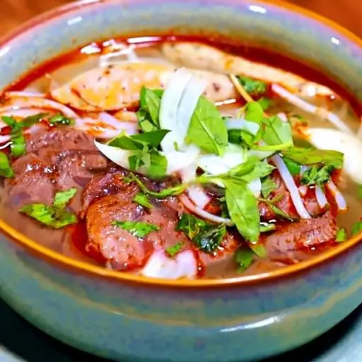 Hình ảnh Bún bò tái