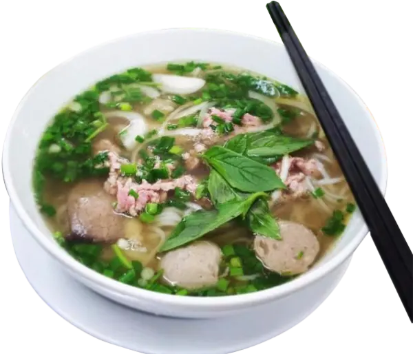Hình ảnh Phở nước tái bò viên
