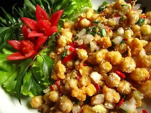 Hình ảnh Răng mực chiên nước mắm