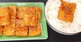 Hình ảnh Cơm đậu hũ chiên sả