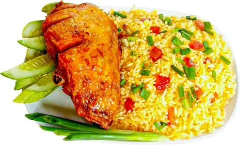 Hình ảnh Cơm Dương Châu má đùi