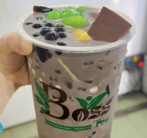 Hình ảnh Trà sữa than tre - ly 1 lít