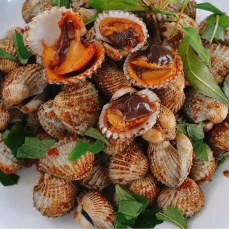 Hình ảnh Sò huyết rang muối