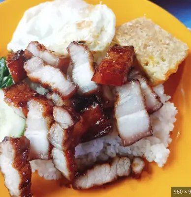 Hình ảnh Cơm ba rọi chả hấp