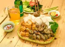 Hình ảnh Bún đậu thịt luộc - dồi sụn