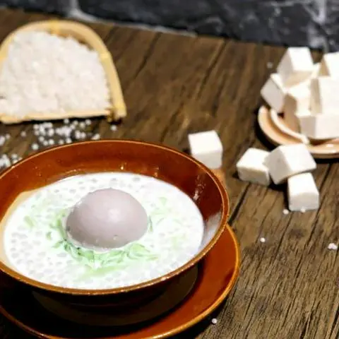 Hình ảnh Sago sữa dừa khoai môn