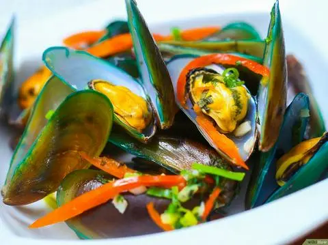 Hình ảnh Vẹm xanh hấp Thái
