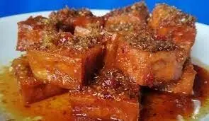 Hình ảnh Cơm đậu hũ kho sả chay - đồ xào