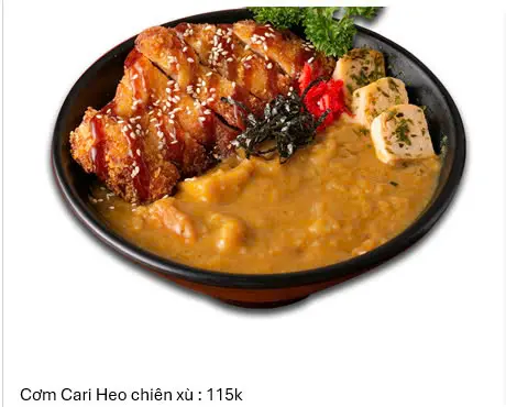 Hình ảnh Cơm cari heo chiên xù