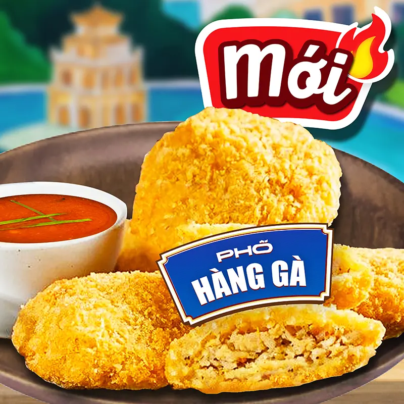 Hình ảnh Bánh gà Nhỏ | sốt Nồng nàn nắng hạ