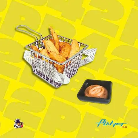 Hình ảnh KHOAI TÂY MÚI + SỐT ĐẶC BIỆT (POTATO WEDGE)