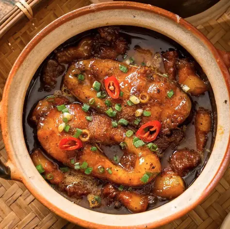 Hình ảnh Cơm cá basa kho