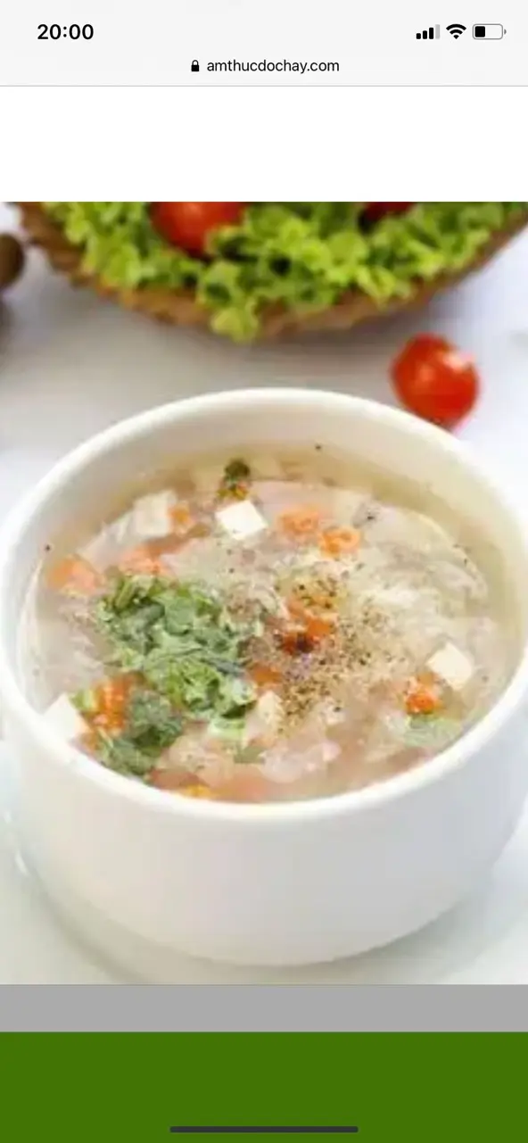 Hình ảnh Soup rau củ - Vegetarian soup