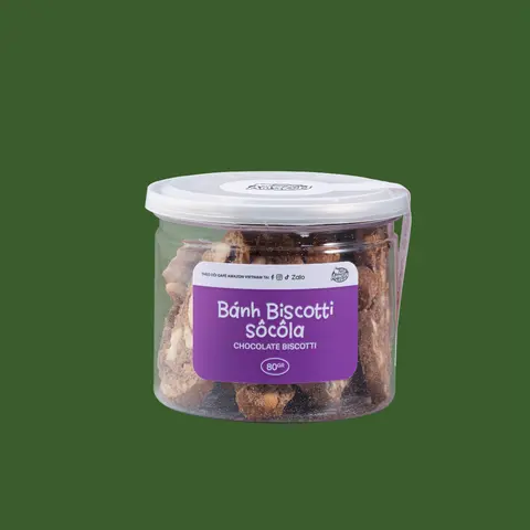Hình ảnh Bánh biscotti sôcôla - 80gram
