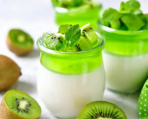 Hình ảnh Panna cotta kiwi