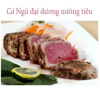 Hình ảnh Cá ngừ đại dương nướng tiêu