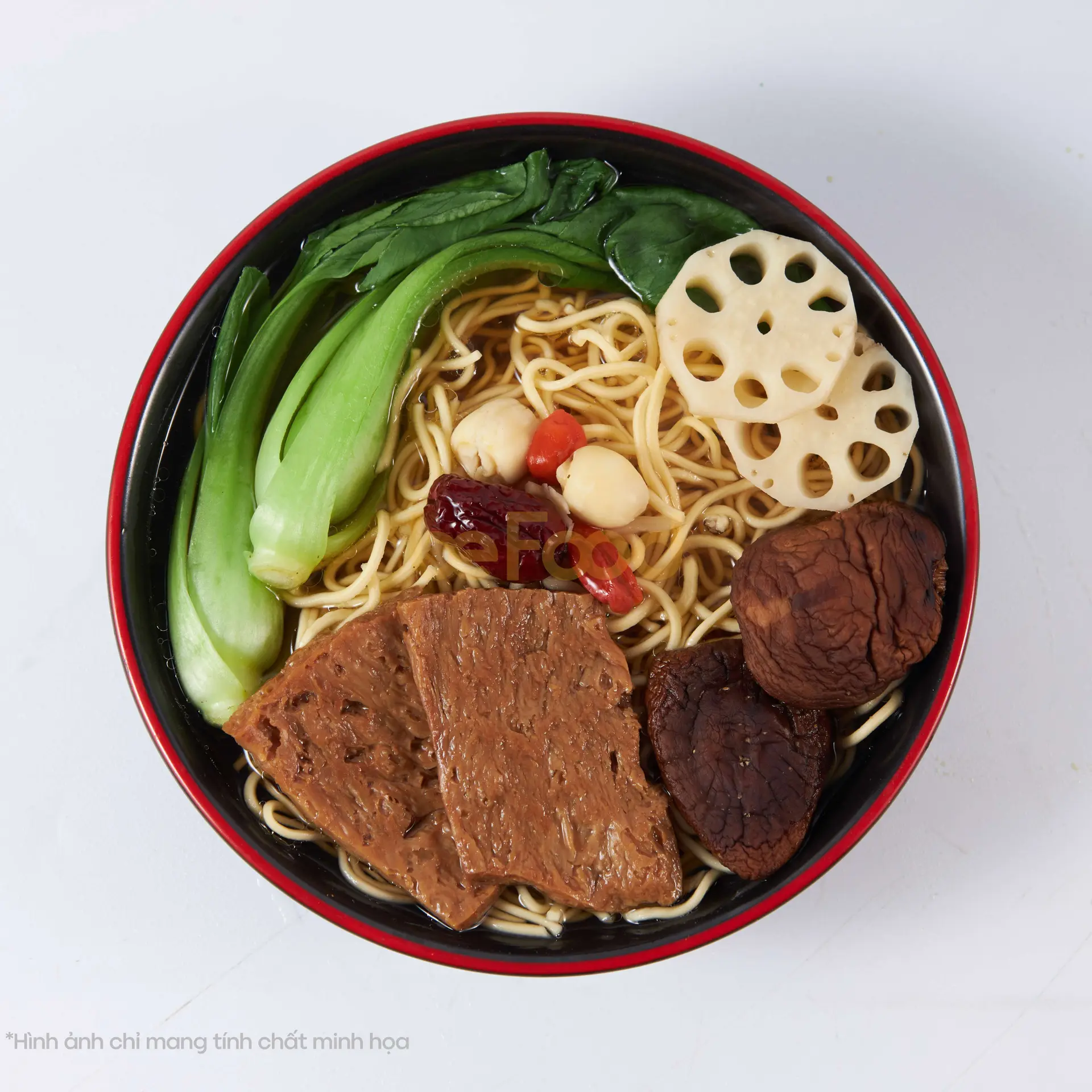 Hình ảnh Mì tiềm Hồng Kông chay