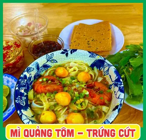 Hình ảnh Mì Quảng tôm - trứng cút