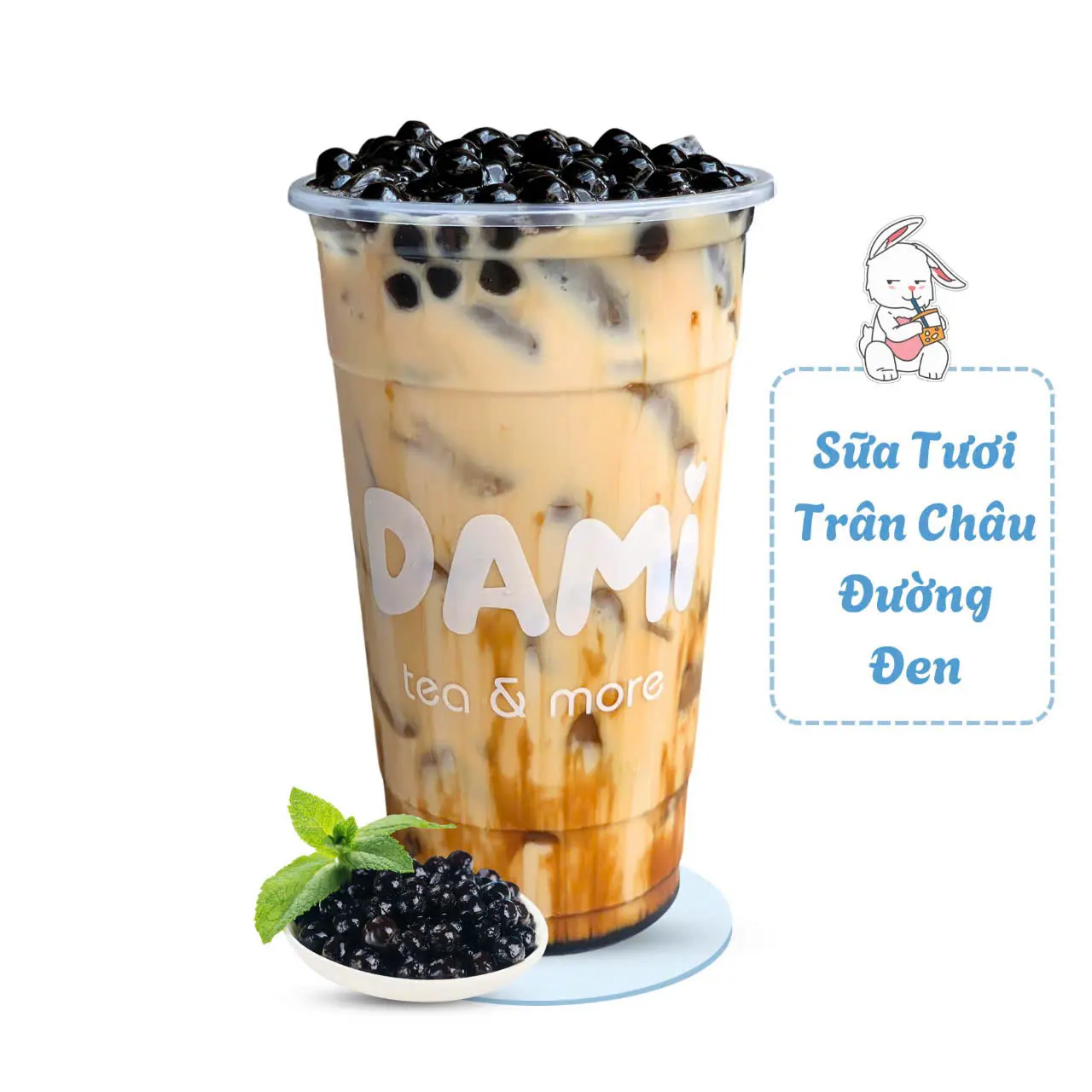 Hình ảnh Sữa Tươi Trân Châu Đường Đen