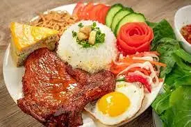 Hình ảnh Cơm sườn bì chả