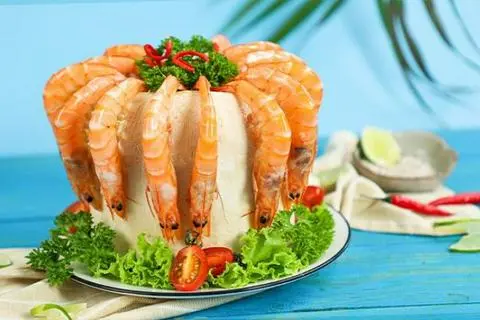 Hình ảnh Tôm hấp nước dừa